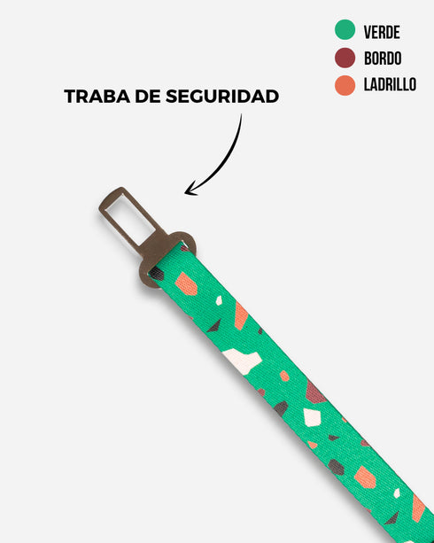 Cinturón de seguridad Rocky Verde