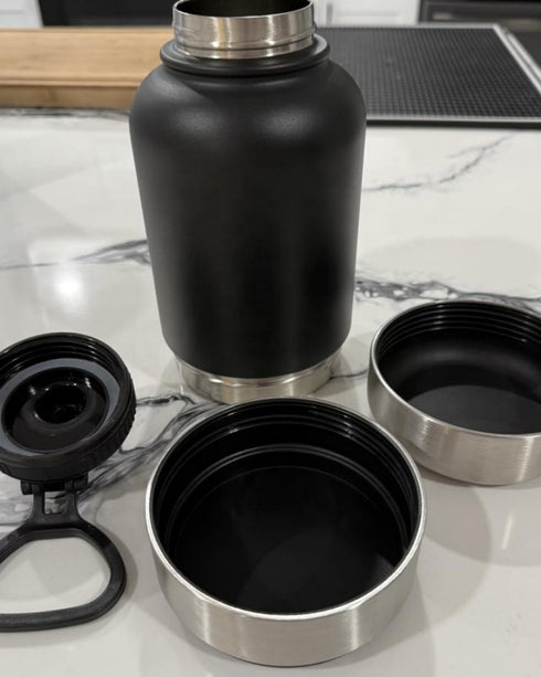 Botella Térmica 3 en 1 de 950ml - Color Negro