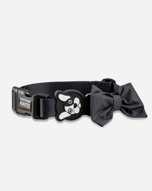 Collar con Moño Negro