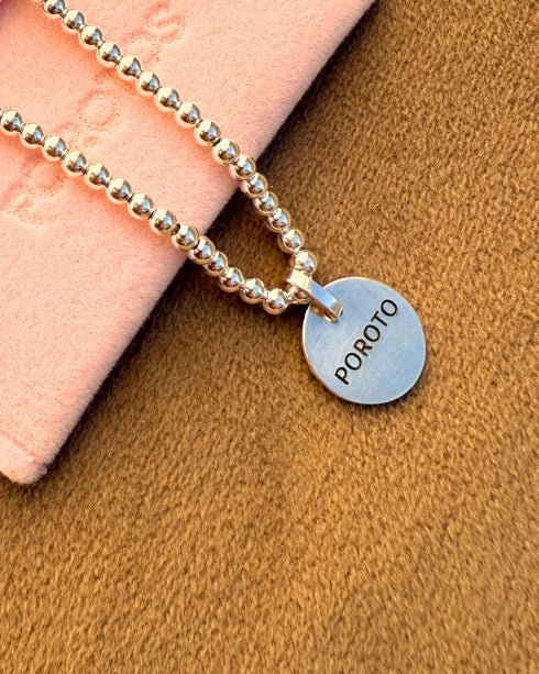 Pulsera Bolitas Plata 925