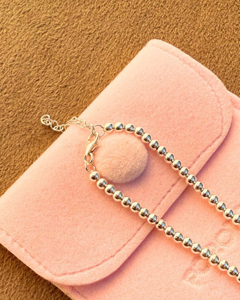 Pulsera Bolitas Plata 925