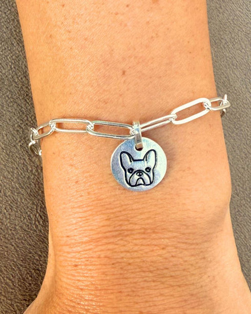 Pulsera Chain Acero Blanco