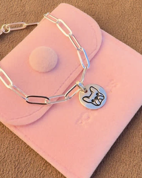 Pulsera Chain Acero Blanco