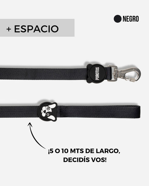 Correa Extra Larga Negro