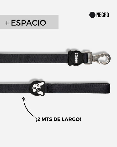 Correa Estándar Negro * 2 Mts