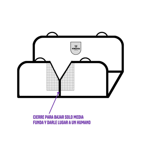 Funda de Asiento VISION RED *Rocky Negro*