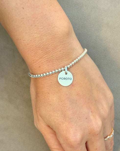 Pulsera Bolitas Plata 925