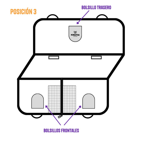Funda de Asiento VISION RED *Rocky Negro*