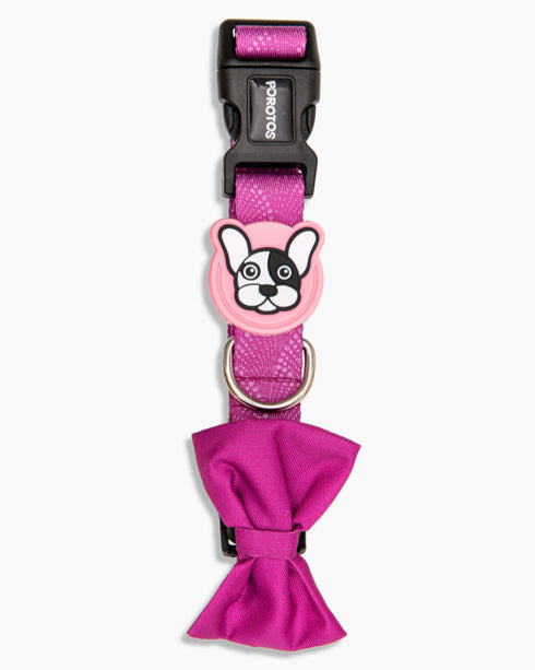 Collar con Moño VULKAN Púrpura