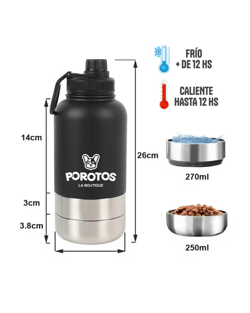 Botella Térmica 3 en 1 de 950ml - Color Rosa