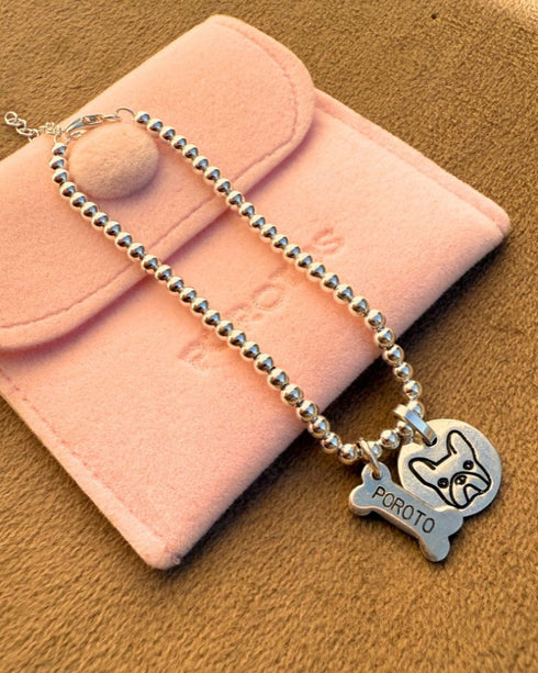 Pulsera Bolitas Plata 925