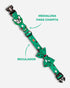 Collar con Moño Rocky Verde