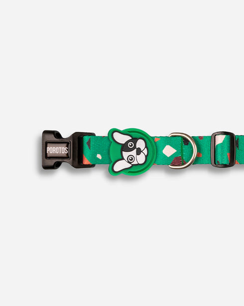 Collar con Moño Rocky Verde