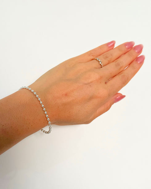 Pulsera Bolitas Plata 925