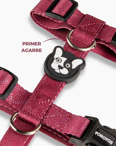 Pretal Doble Agarre VULKAN Borgoña