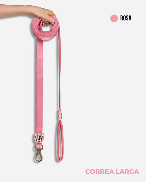 Correa Extra Larga Rosa