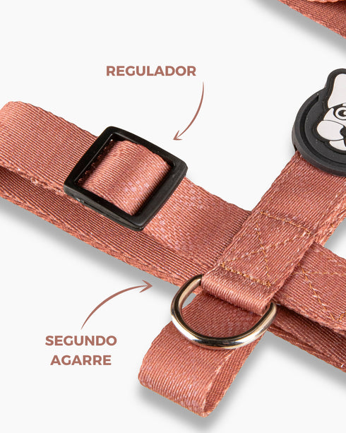 Pretal Doble Agarre VULKAN Mocca