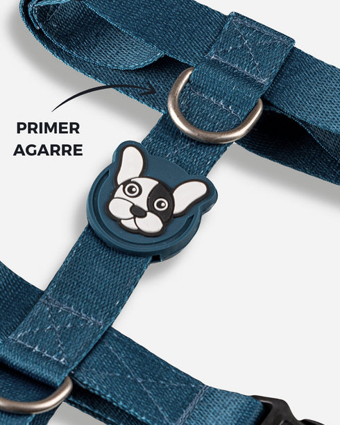 Pretal Doble Agarre Azul