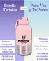 Botella Térmica 3 en 1 de 950ml - Color Rosa
