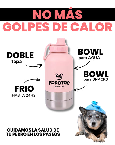 Botella Térmica 3 en 1 de 950ml - Color Rosa