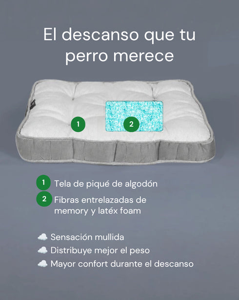 Colchón Premium Simmons para Perros (70x90 cm) + Funda de regalo