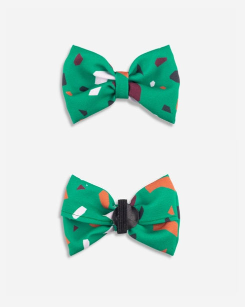 Collar con Moño Rocky Verde