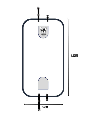 Funda de Asiento Individual *Rocky Negro*