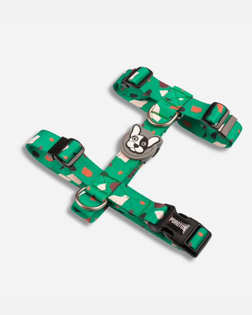 Pretal Doble Agarre Rocky Verde