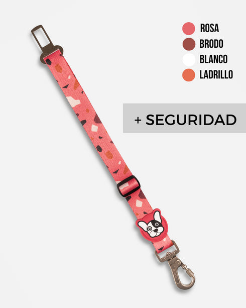 Cinturón de seguridad Rocky Rosa