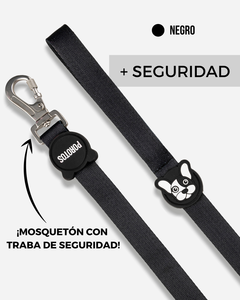Correa de 2mts (Mosqueton con traba)